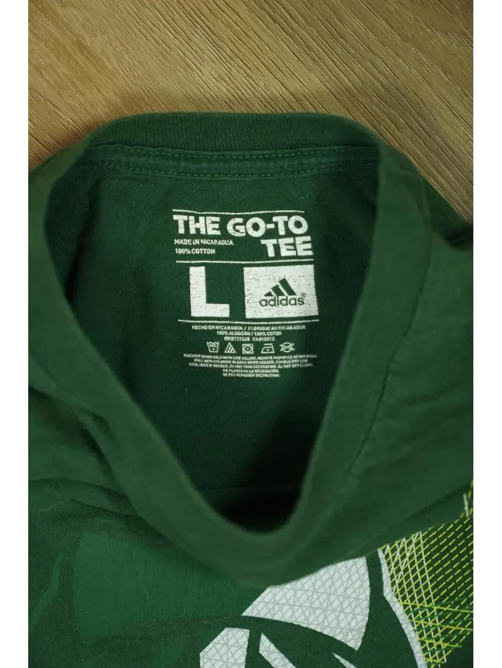 Adidas The Go-To Tee Portland Timbers Green‎ T-Shirt Large - MLS, Fangear